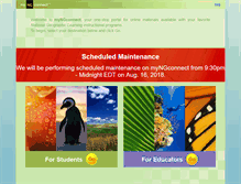 Tablet Screenshot of myngconnect.com